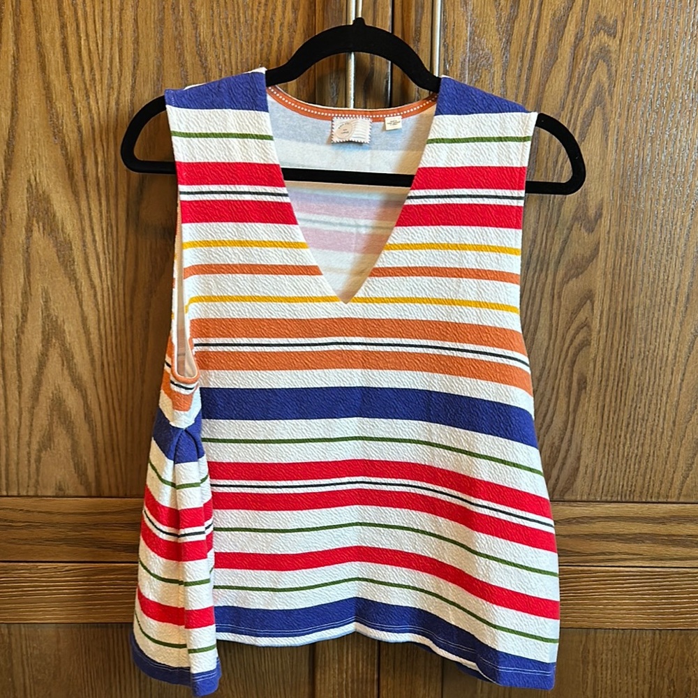 Colorful Striped Women's Top